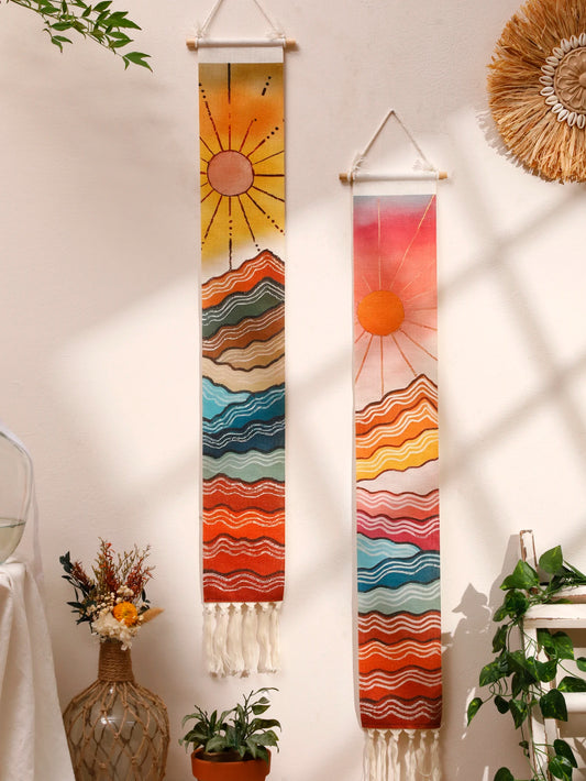 Macrame Wall Tapestry Sunrise & Sunset.