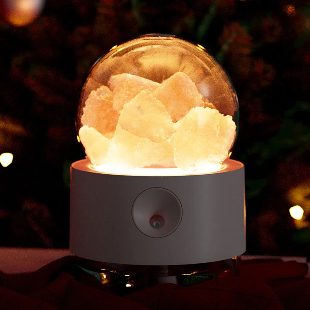 Essential Oil Diffuser Lamp with Himalayan Salt